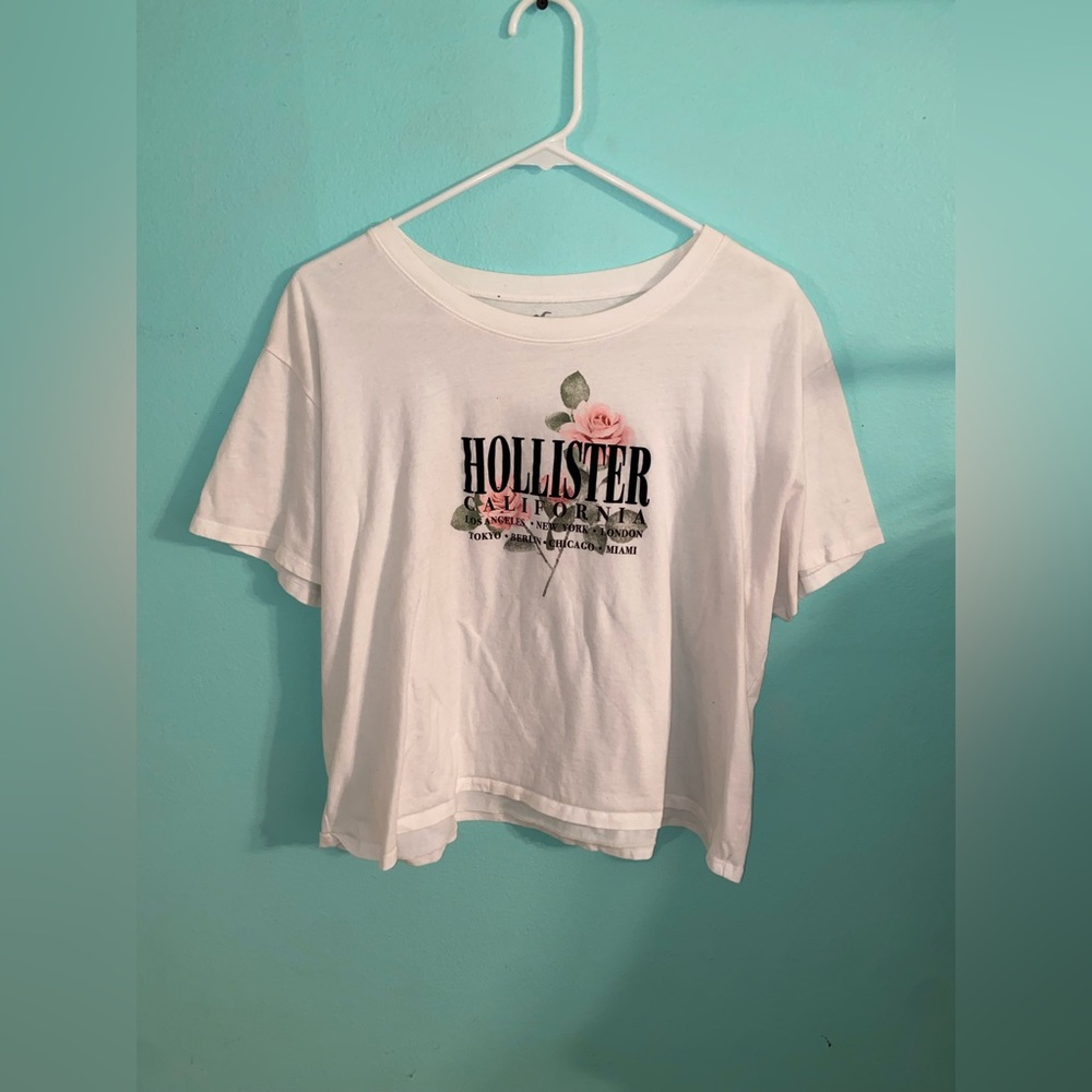 White Crop T-Shirt